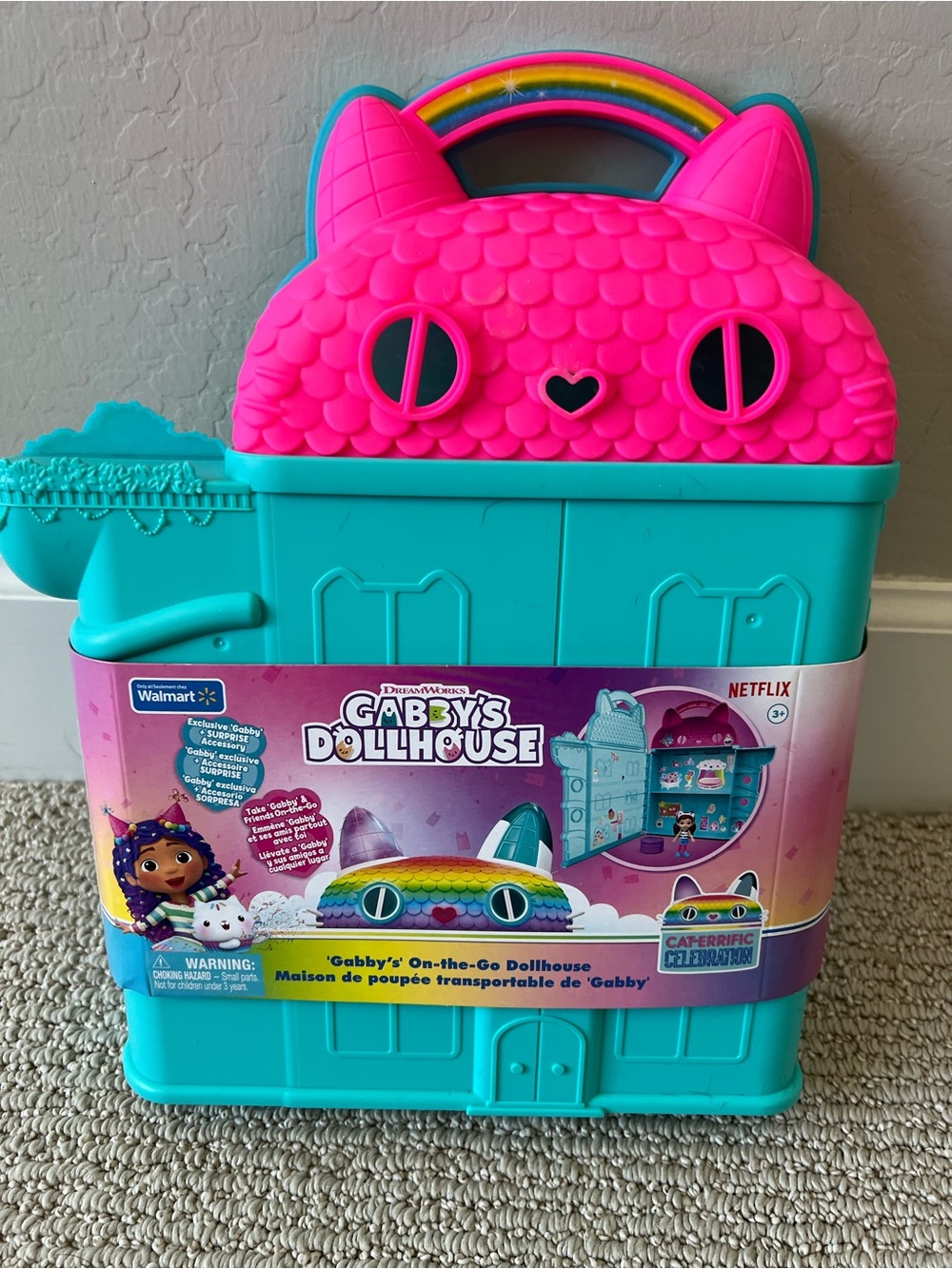 Spin Master Gabby's Dollhouse On-the-Go Dollhouse NIB $25